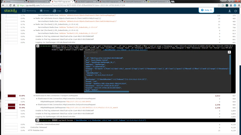 screenshot of Retrace by Netreo